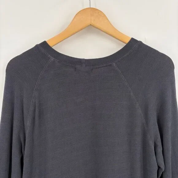 Anthropologie Monrow Smocked Raglan Sweatshirt, Medium, Loungewear Comfort USA - Picture 7 of 11